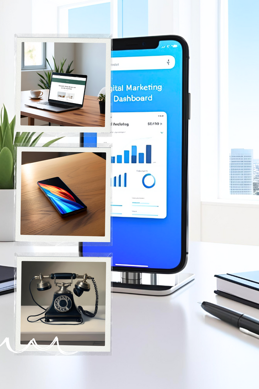 12 Digital Mockups for Laptops, Tablets, and Phones Bundle(حزمة 12 صورة رقمية للابتوب والتابلت والهاتف).